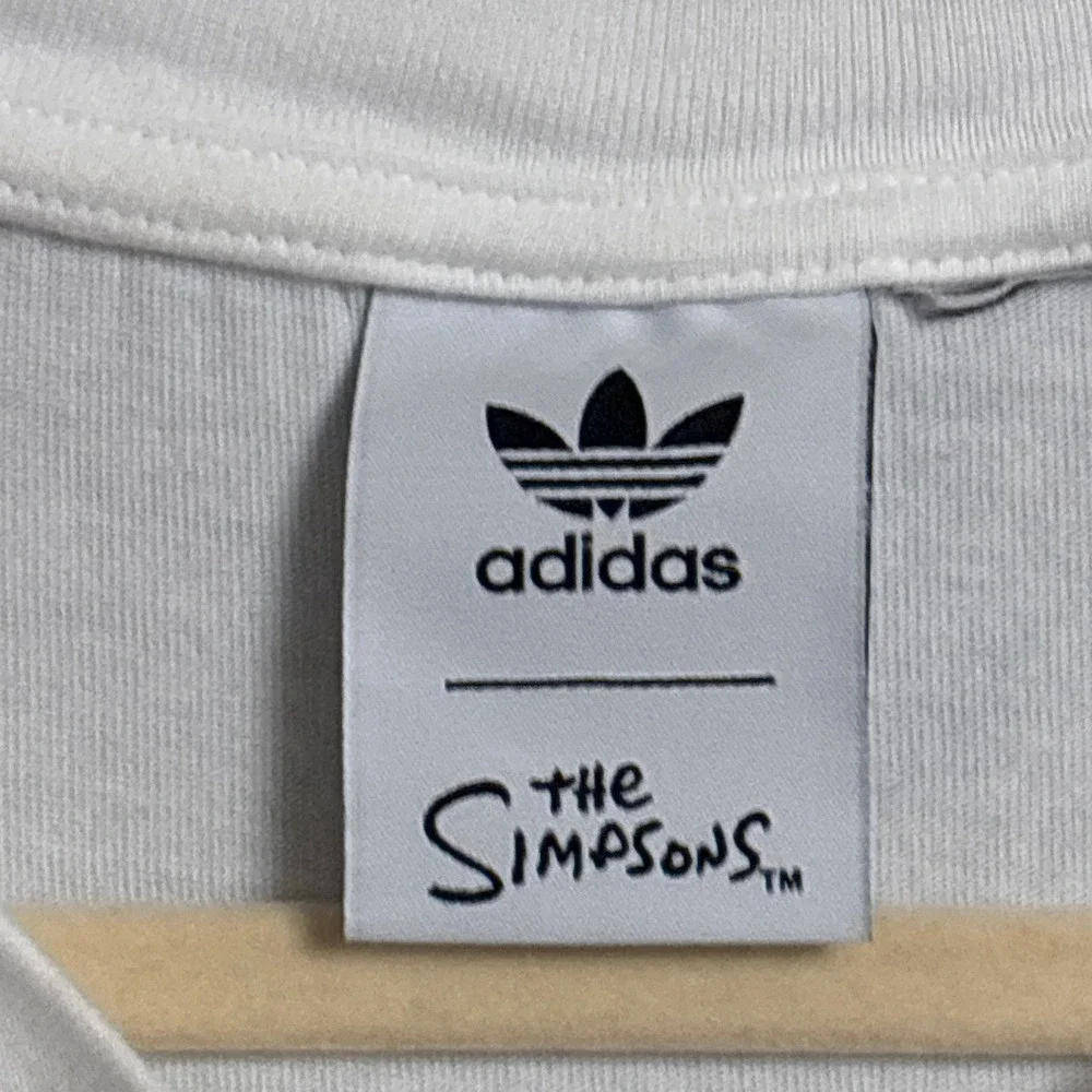 Adidas x Simpsons Shirt XL White Bart Simpson Skateboard Squishee Graphic Tee